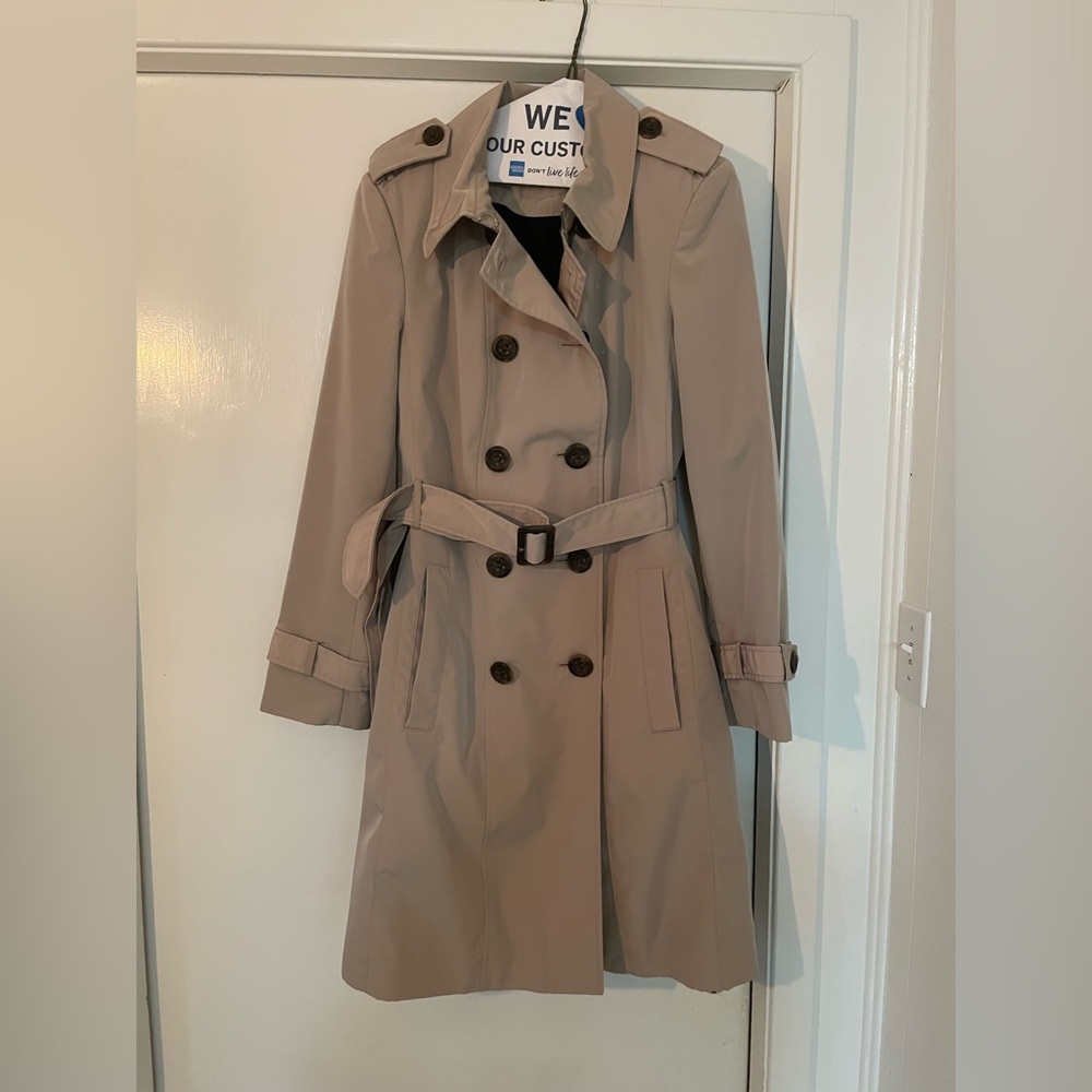 Calvin Klein trench coat, size large